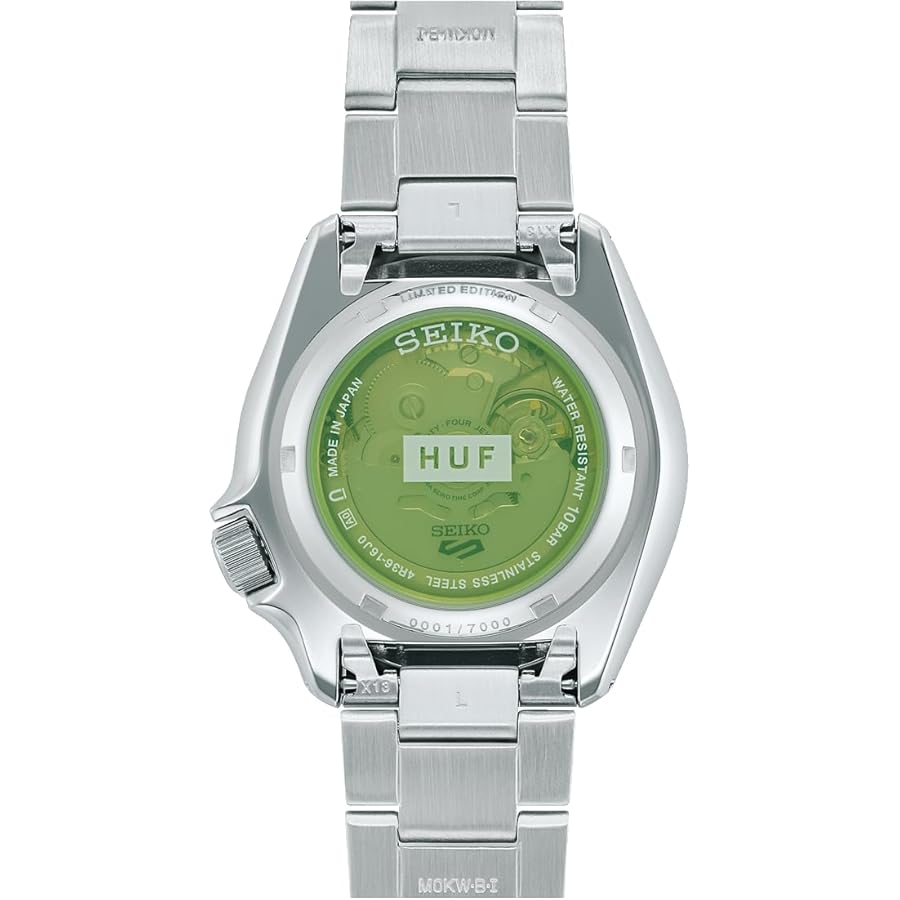 【超希少】極美品　1000本限定　セイコー　自動巻　ハフ　HUF SBSA163 超希少】極美品 1000本限定 セイコー 自動巻 ハフ HUF SBSA163